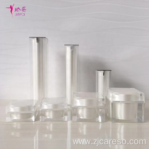 Shape Acrylic Crystal Lotion Bottle Cream Jar